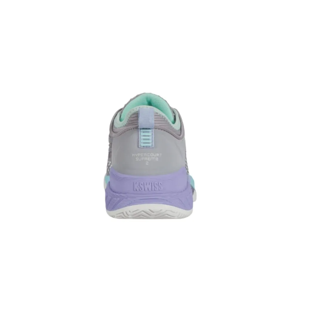 K-Swiss Hypercourt Supreme 2 Gri Kadın Tenis Ayakkabısı — görsel 4