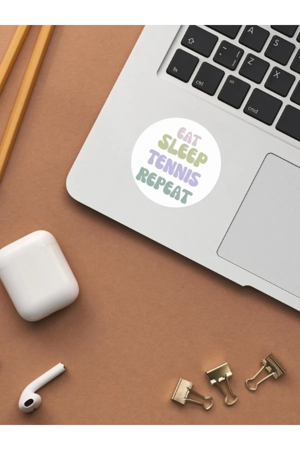Mimu Tenis Sticker Seti 12'li - Laptop ve Matara Dekoratif Sticker — görsel 1