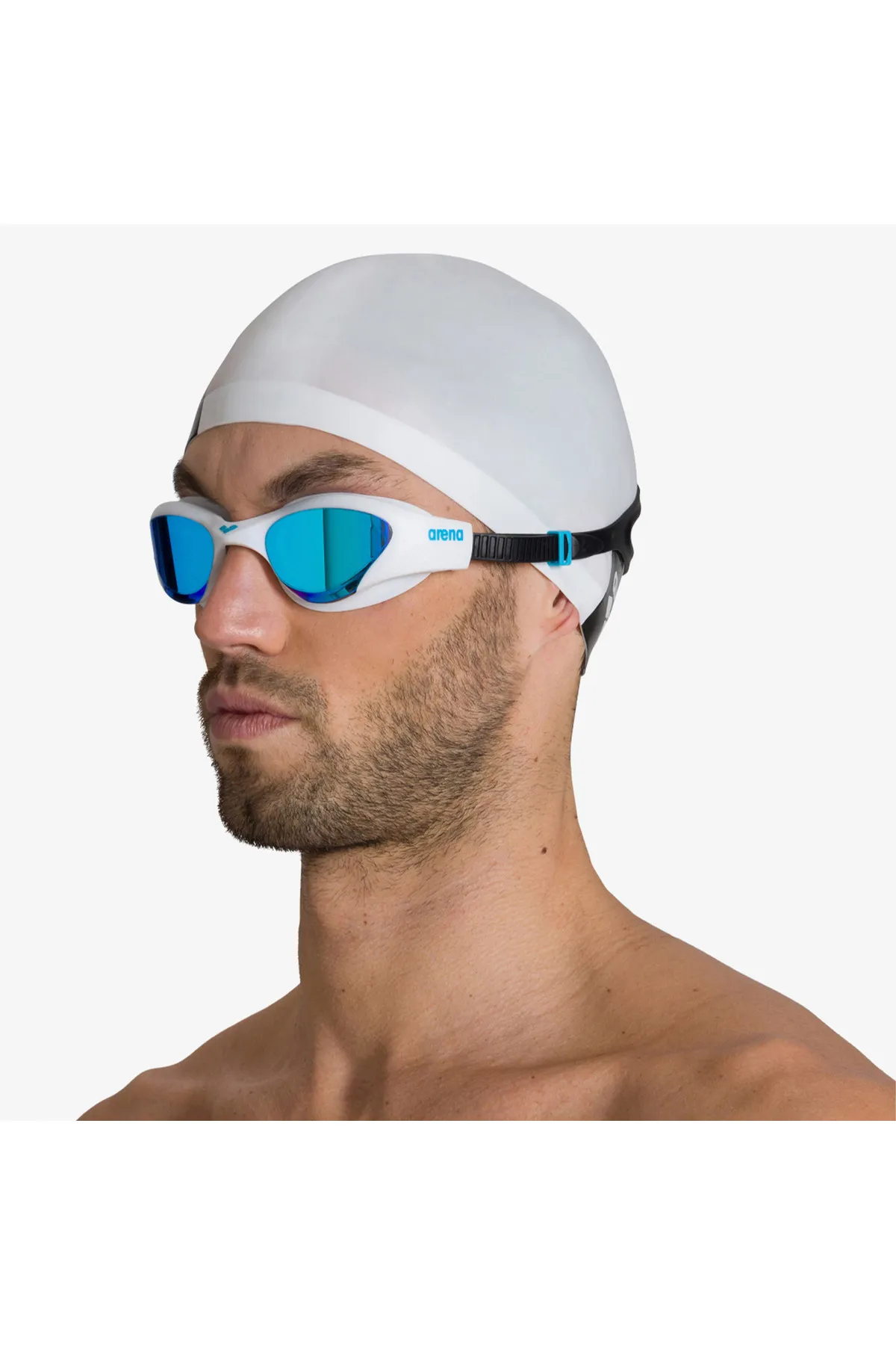 The One Mirror Unisex Aynalı Mavi Yüzücü Gözlüğü — görsel 3