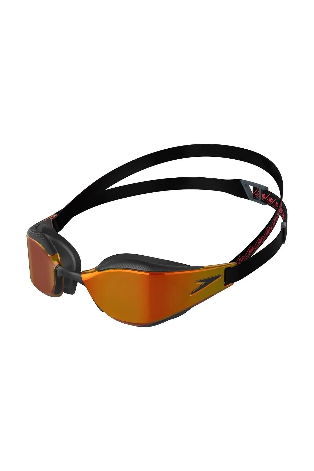 Fastskin Hyper Elite Mirror Swimming Googles - Black/dragon Fire/gold — görsel 1