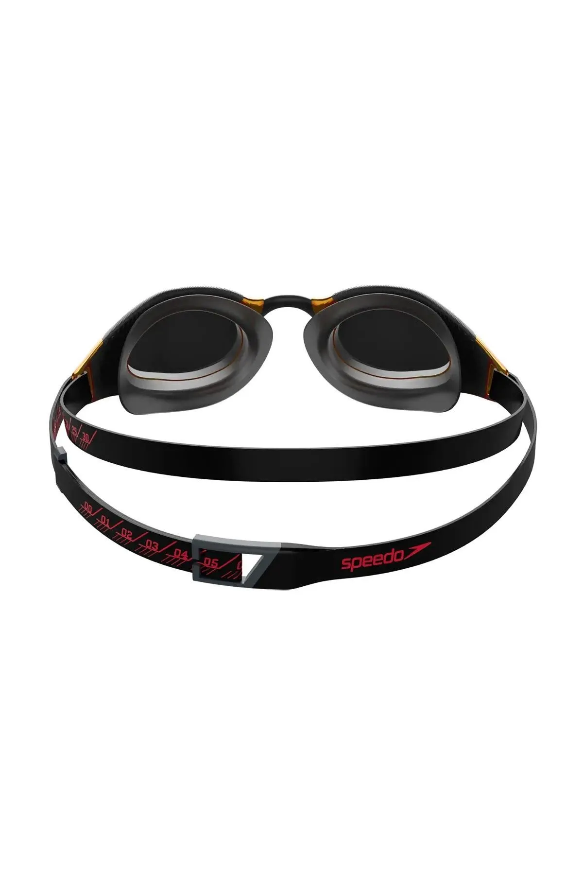 Fastskin Hyper Elite Mirror Swimming Googles - Black/dragon Fire/gold — görsel 4