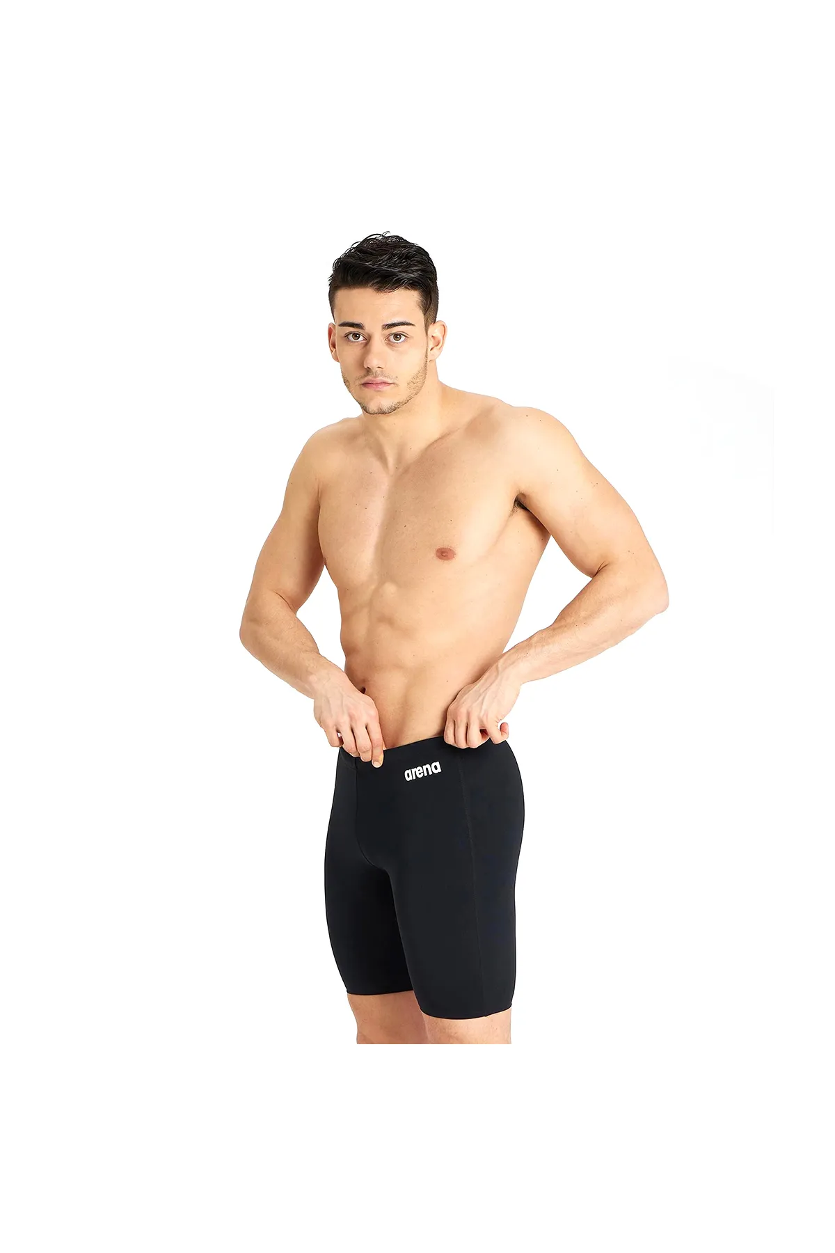 Team Swim Jammer Solid Erkek Siyah Yüzücü Mayosu 004770550 — görsel 1