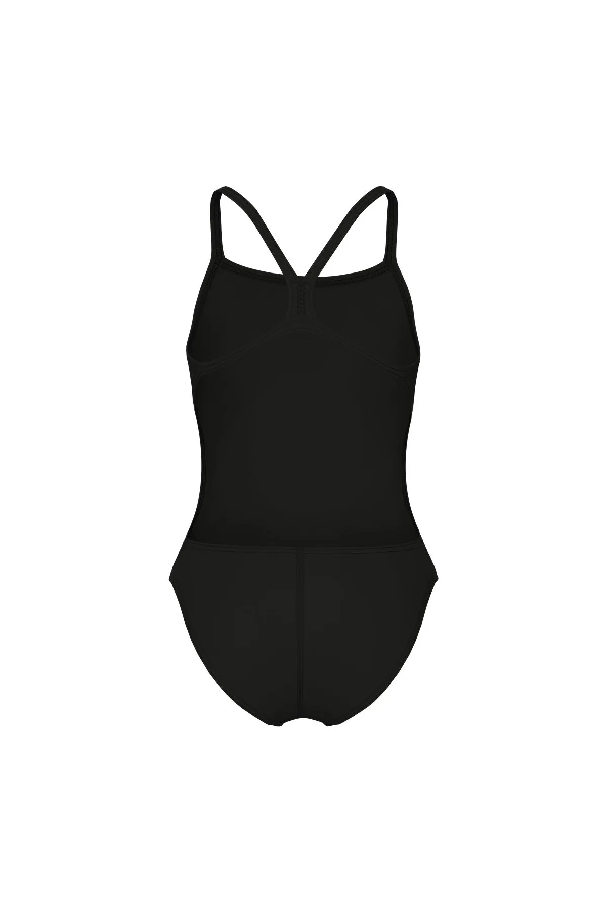 Team Swimsuit Challenge Solid Çocuk Siyah Yüzücü Mayosu 004765550 — görsel 2