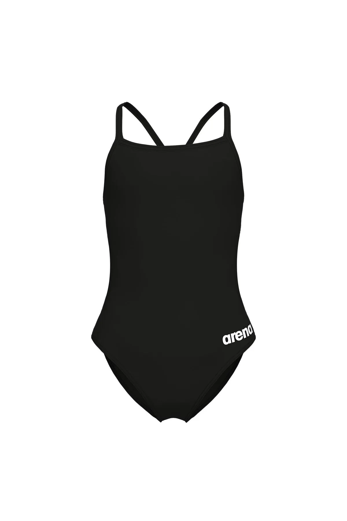 Team Swimsuit Challenge Solid Çocuk Siyah Yüzücü Mayosu 004765550 — görsel 3