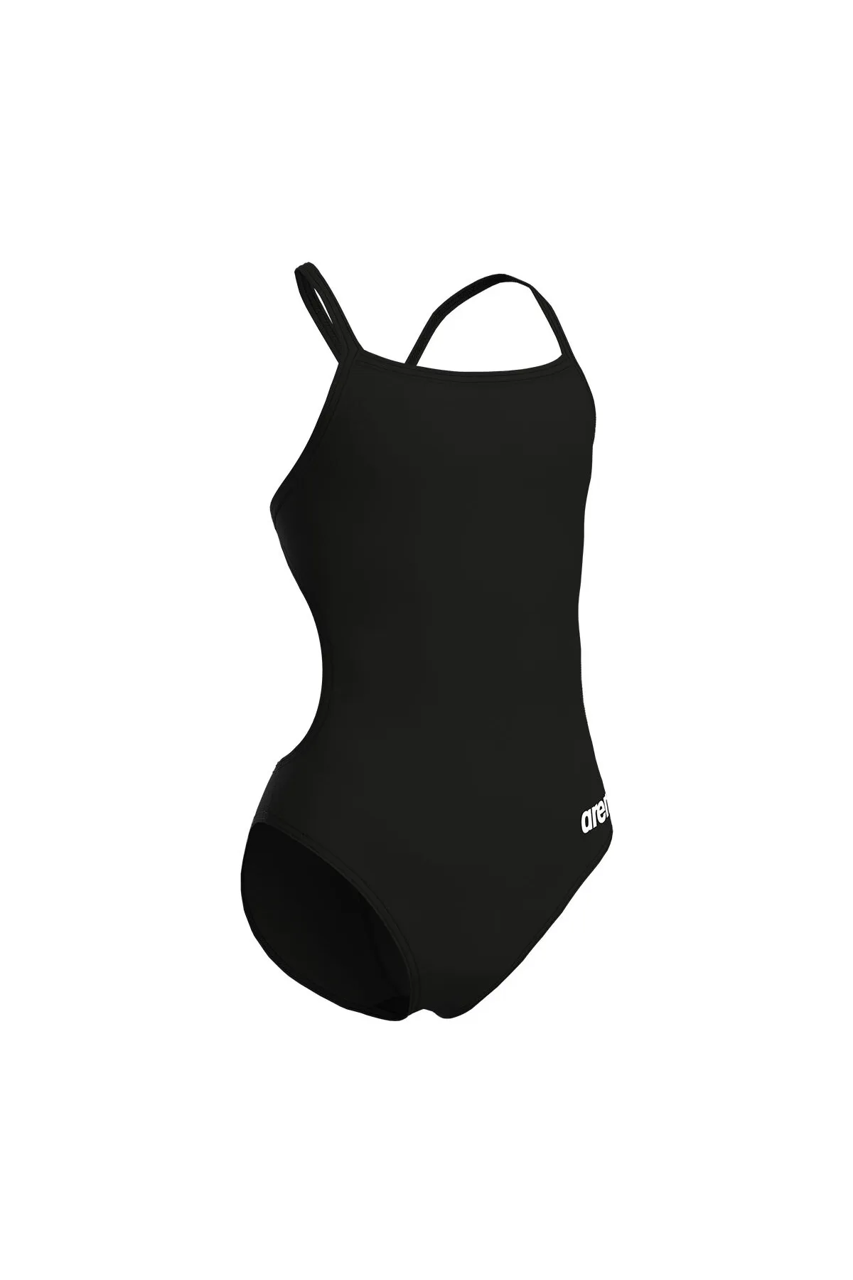 Team Swimsuit Challenge Solid Çocuk Siyah Yüzücü Mayosu 004765550 — görsel 4