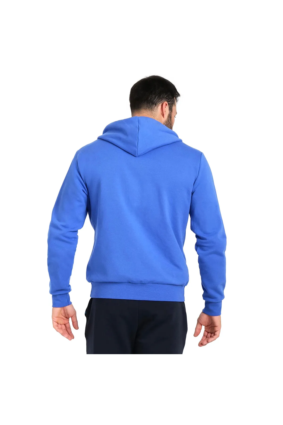Team Hooded Panel Erkek Mavi Günlük Stil Ceket 004906800 — görsel 3