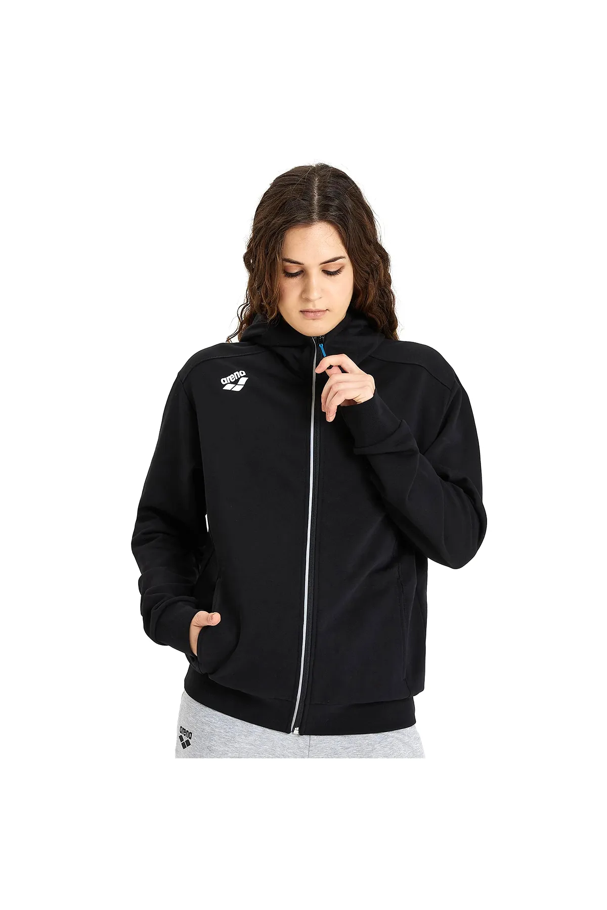 Team Hooded Panel Erkek Siyah Günlük Stil Ceket 004906500 — görsel 3