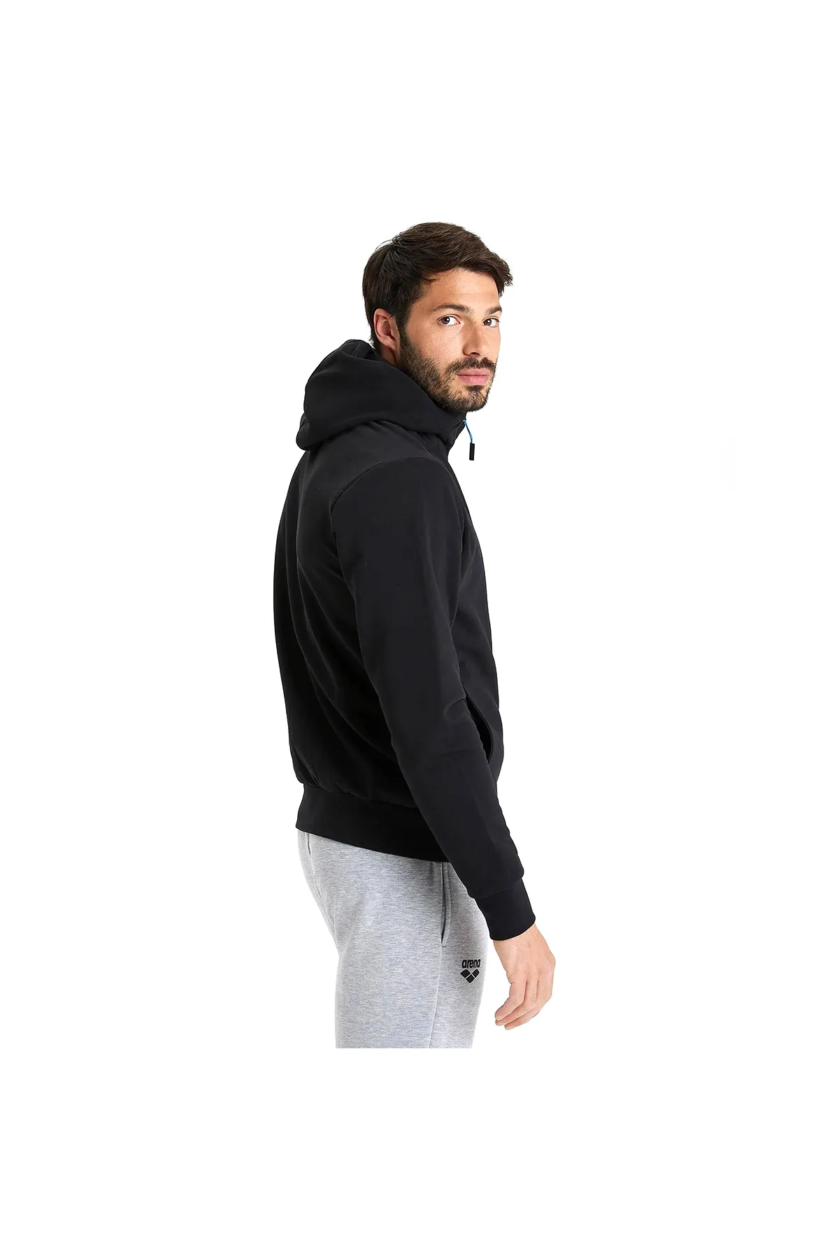 Team Hooded Panel Erkek Siyah Günlük Stil Ceket 004906500 — görsel 2