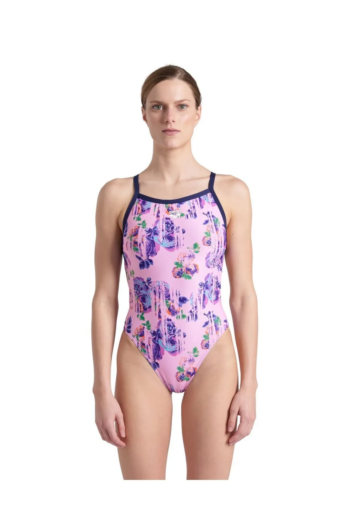 Women's Rose Texture Swımsuıt Xcross Back/ M — görsel 1