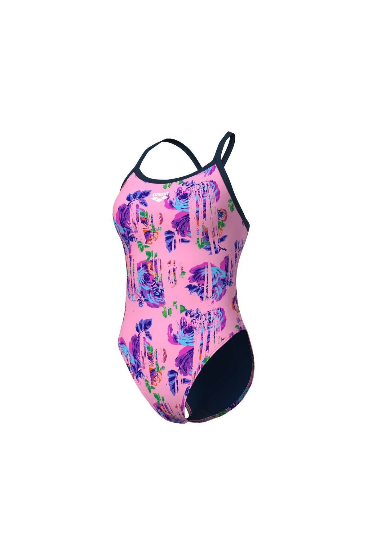 Women's Rose Texture Swımsuıt Xcross Back/ M — görsel 4