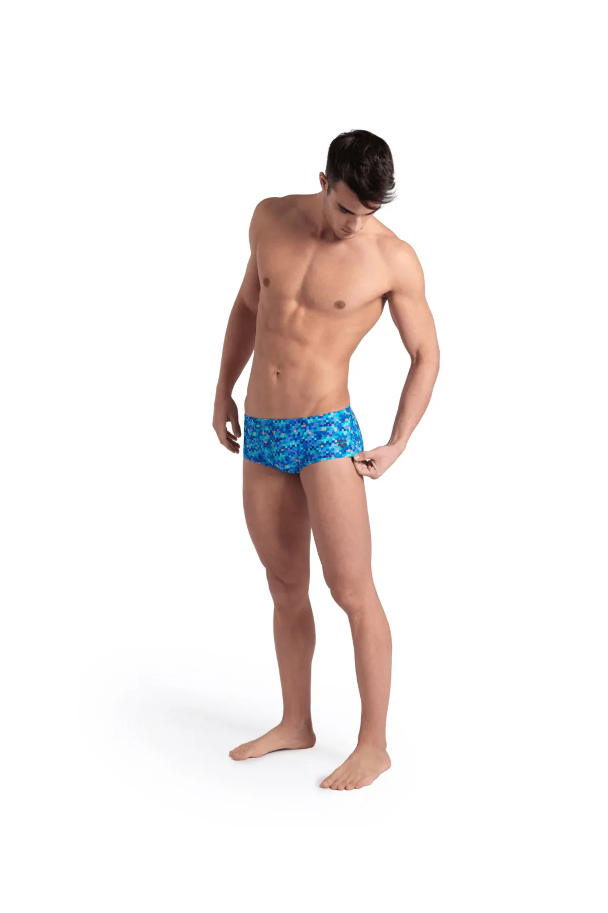 MEN'S ARENA POOLTILES SWIM LOW WAIST SHORT ERKEK YÜZÜCÜ MAYOSU — görsel 2