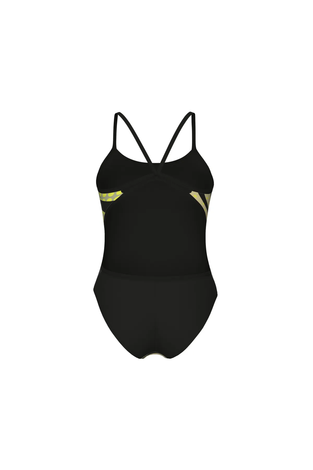 WOMEN'S ARENA MULTI STRIPES SWIMSUIT LACE BACK KADIN YÜZÜCÜ MAYOSU — görsel 3