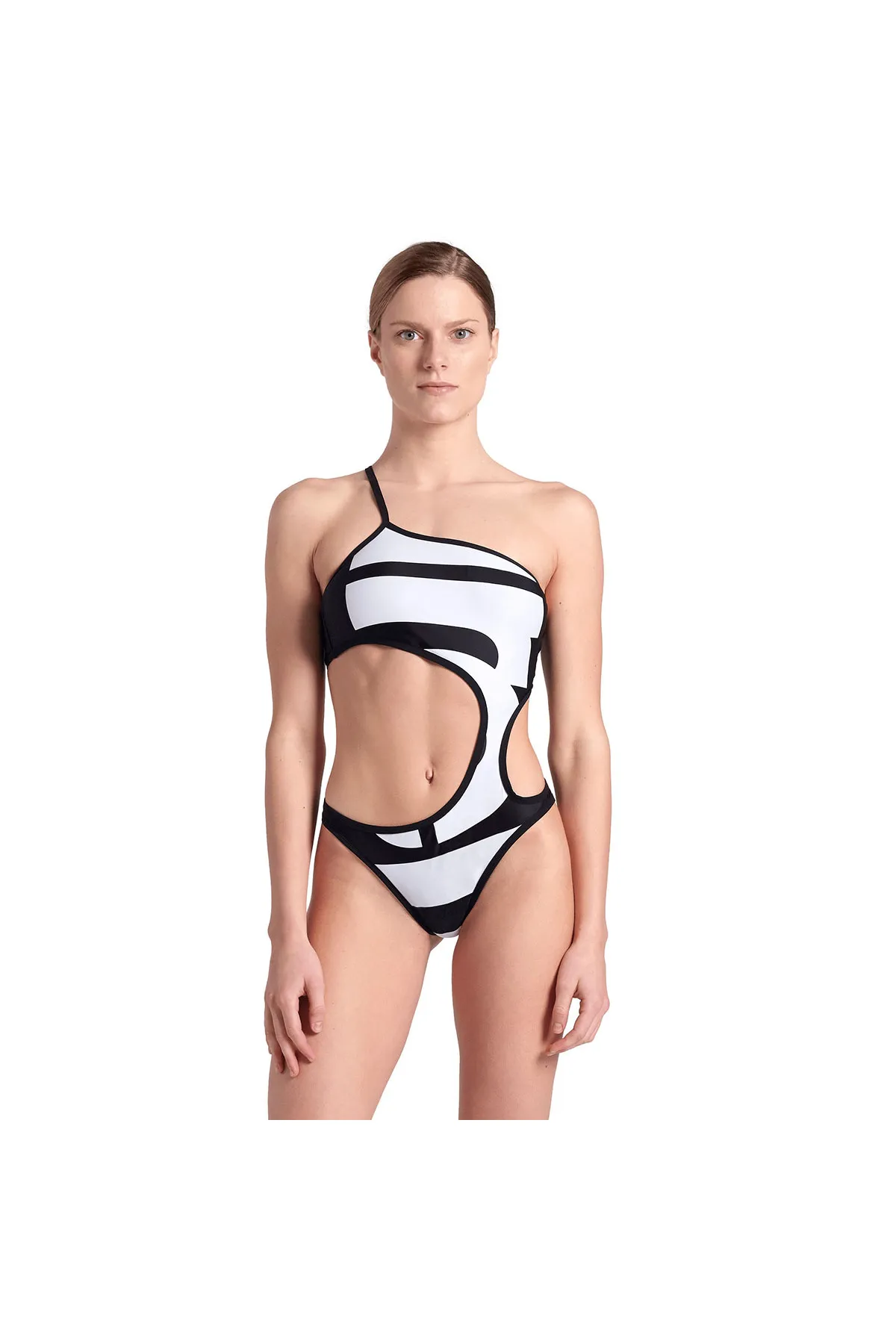 Swimsuitalysingle Shoulder Kadın Yüzücü Mayo 007049150 — görsel 1