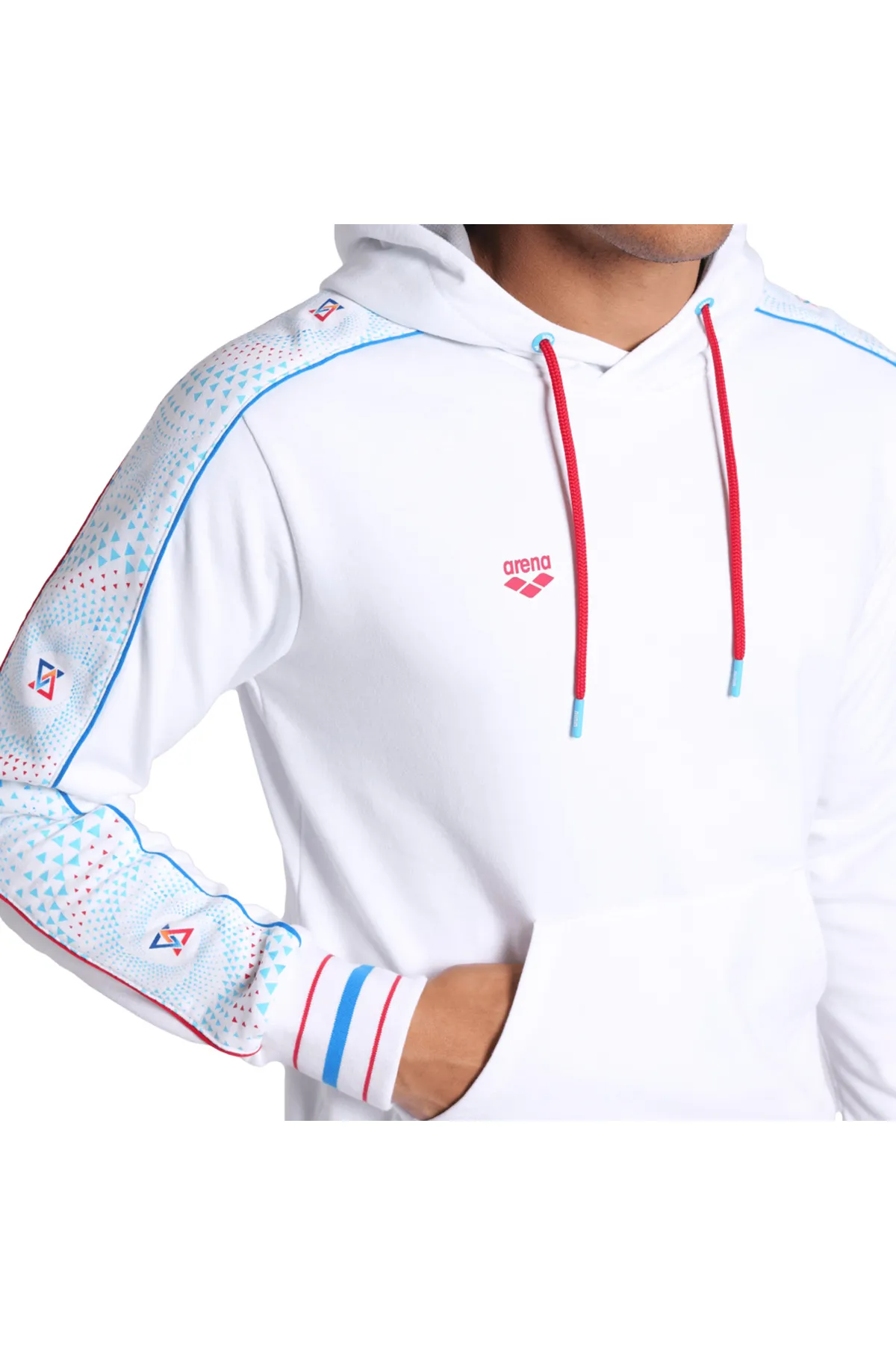 Fireflow Hooded Unisex Beyaz Günlük Stil Sweatshirt 008612110 — görsel 2