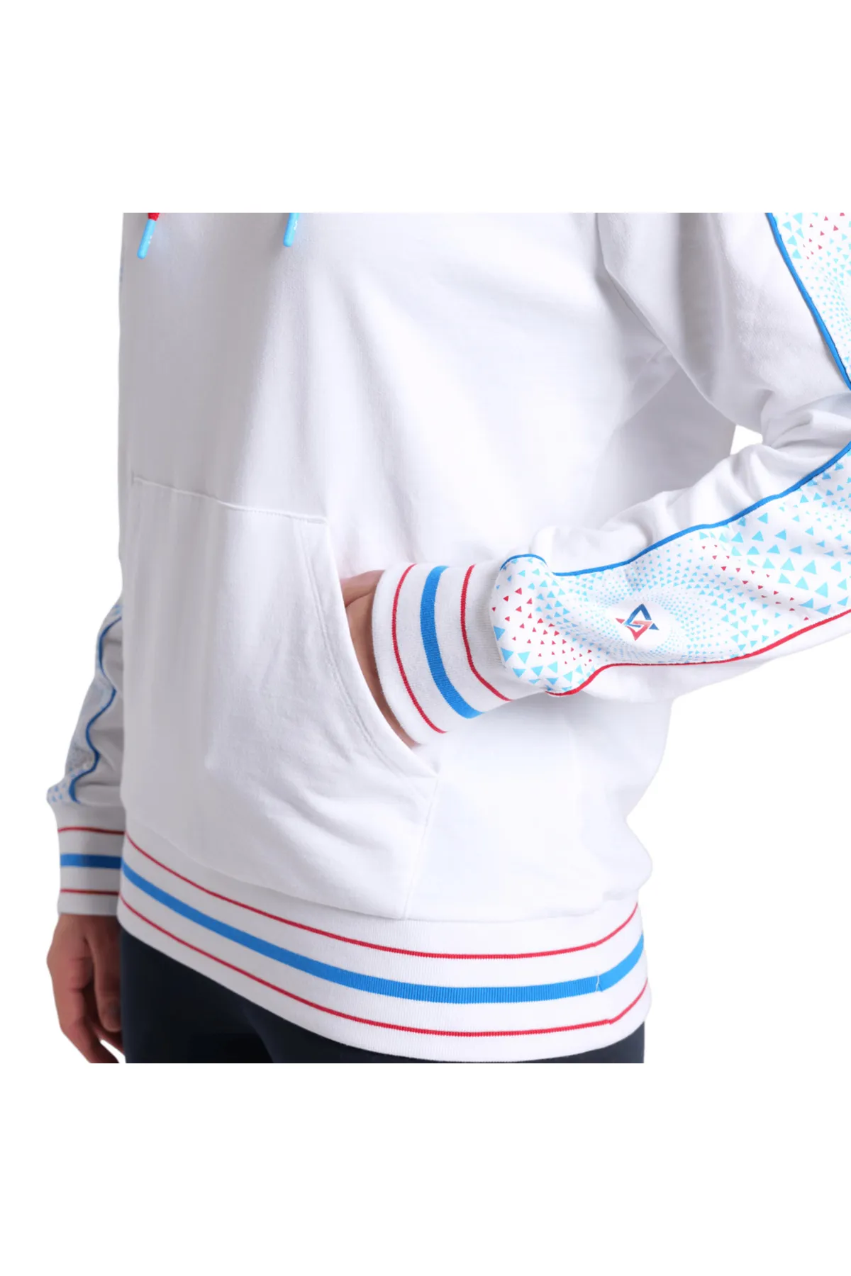 Fireflow Hooded Unisex Beyaz Günlük Stil Sweatshirt 008612110 — görsel 3