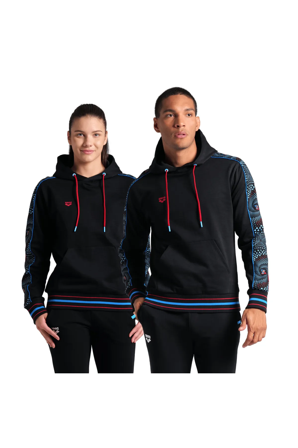 Fireflow Hooded Unisex Siyah Günlük Stil Sweatshirt 008612550 — görsel 1
