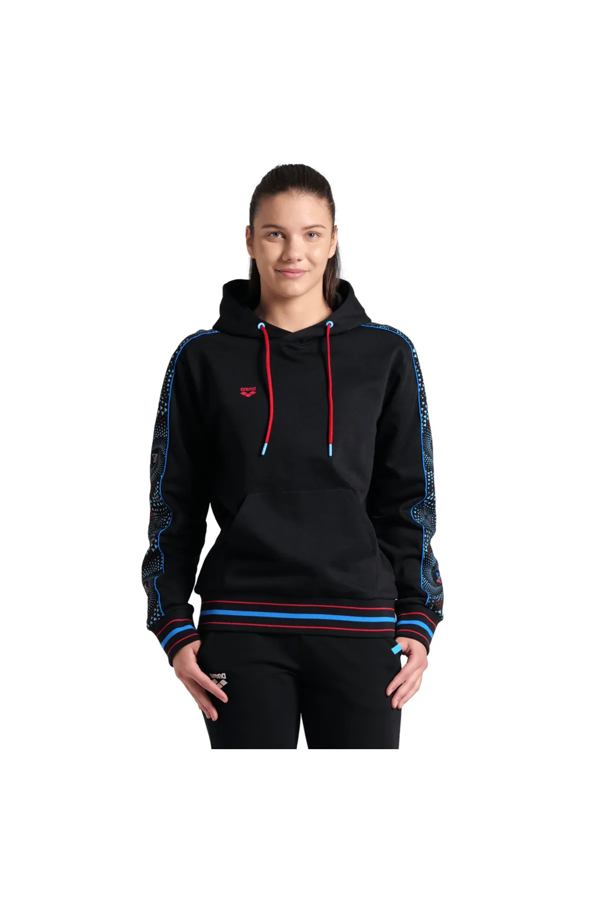 Fireflow Hooded Unisex Siyah Günlük Stil Sweatshirt 008612550 — görsel 4