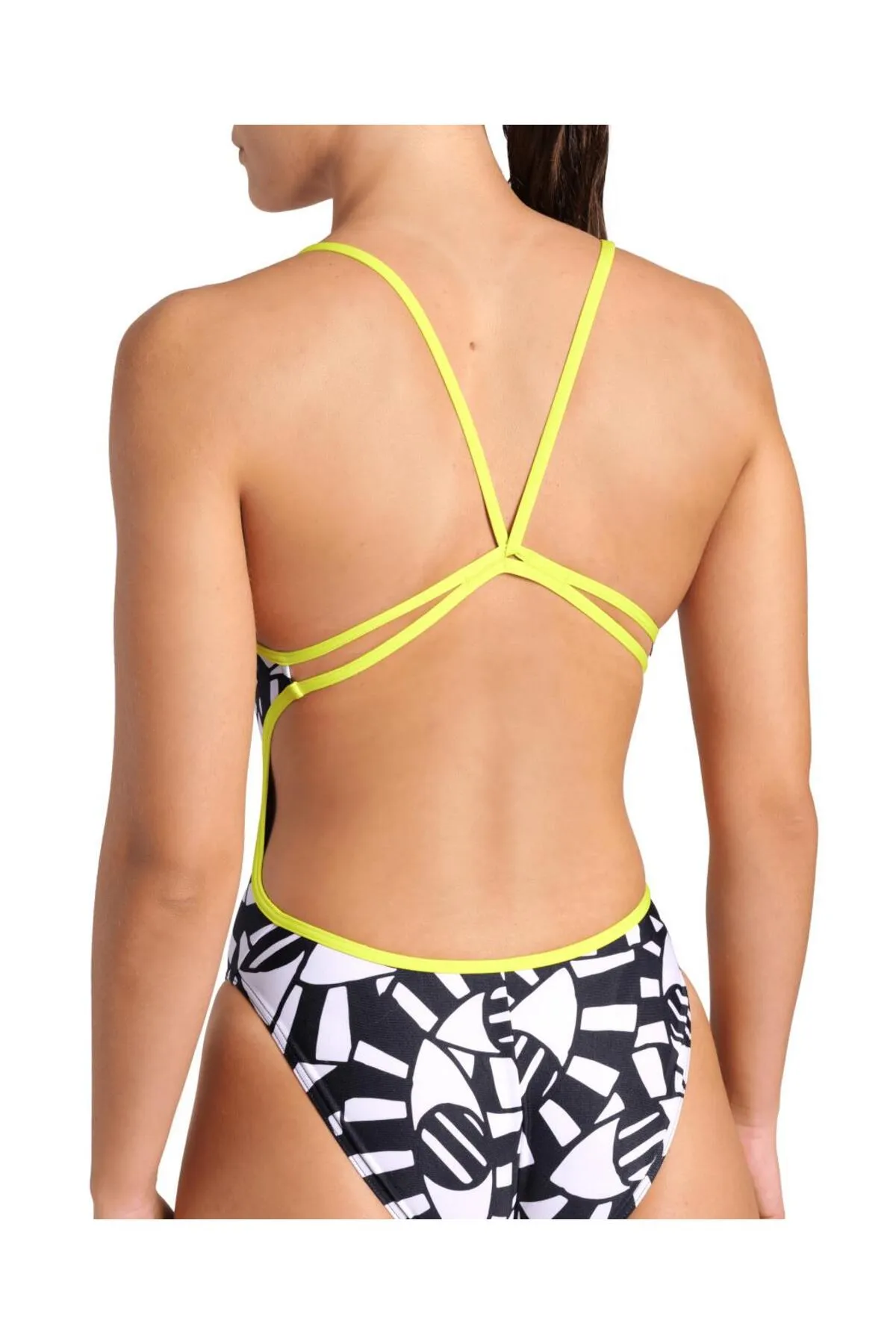 Open Your Eyes Swimsuit Lace Back Kadın Yüzücü Mayosu 008158503 — görsel 4