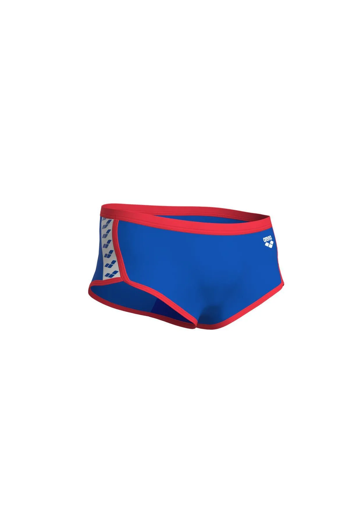 MEN'S ARENA ICONS SWIM LOW WAIST SHORT SOLID BLUE RIVER BRIGHT CORAL — görsel 5