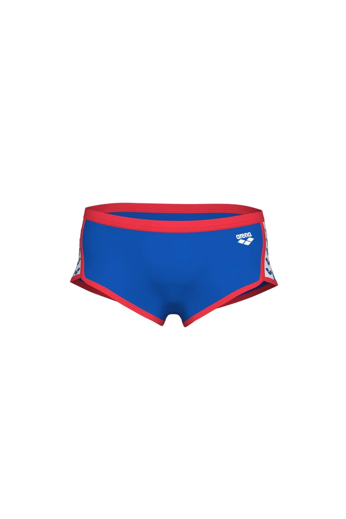 MEN'S ARENA ICONS SWIM LOW WAIST SHORT SOLID BLUE RIVER BRIGHT CORAL — görsel 6