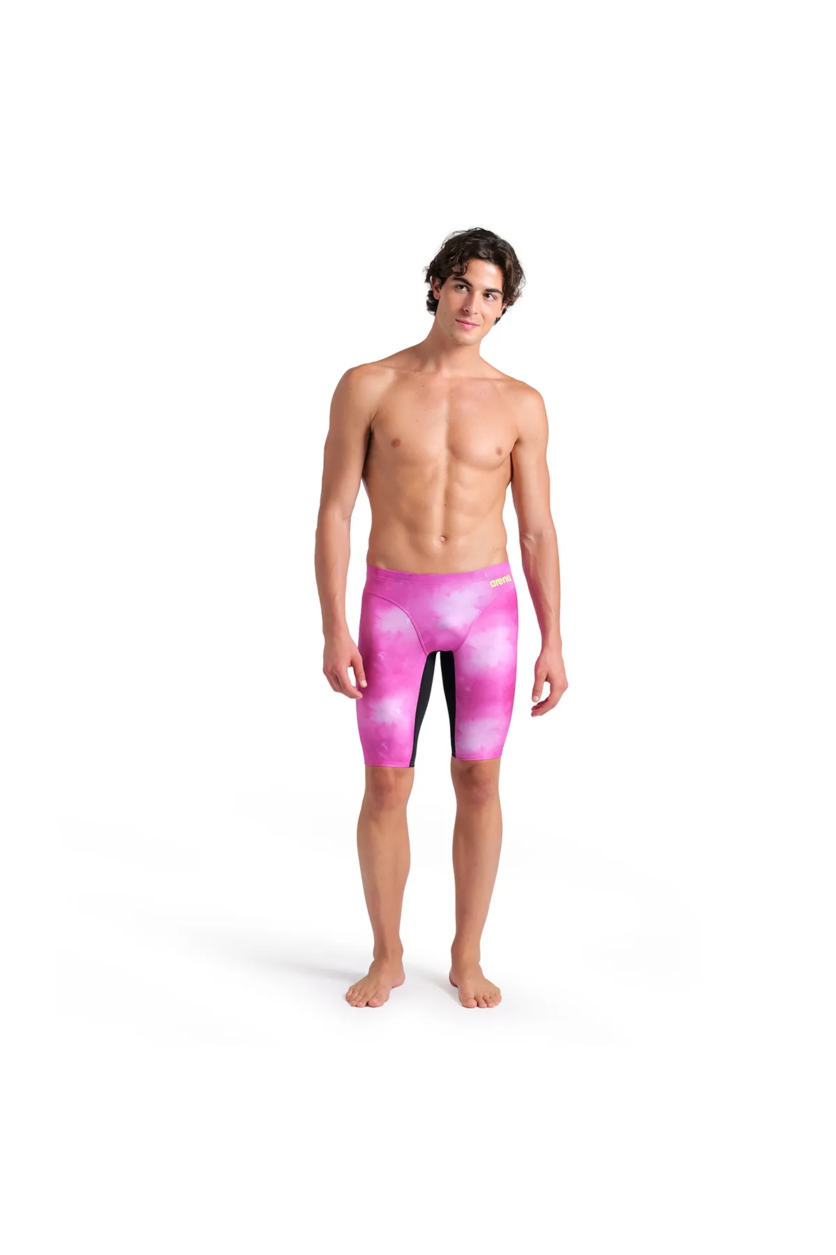 Swim Jammer Allover Print Erkek Pembe Yüzücü Mayosu 010056509 — görsel 5