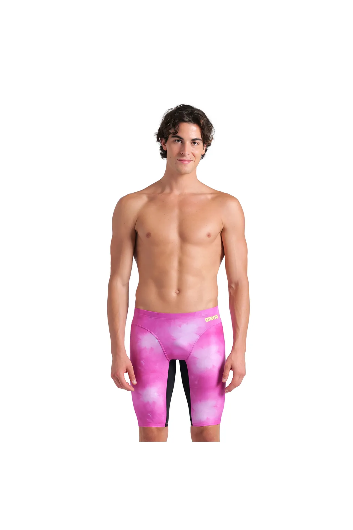 Swim Jammer Allover Print Erkek Pembe Yüzücü Mayosu 010056509 — görsel 7