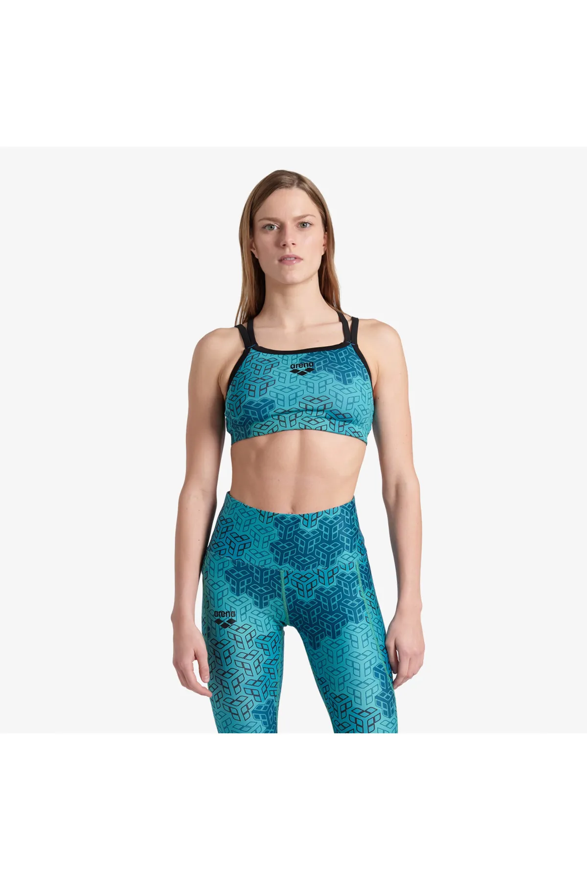 Seamless Tank Kadın Mavi Bra — görsel 1