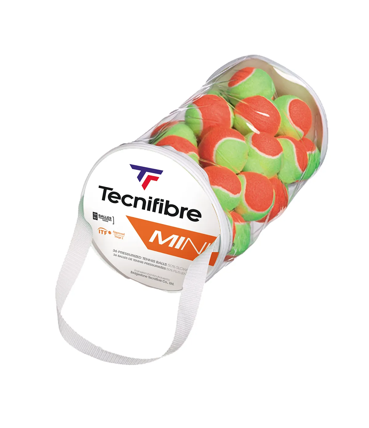 Tecnifibre 36'lı Turuncu 9 Yaş Topu